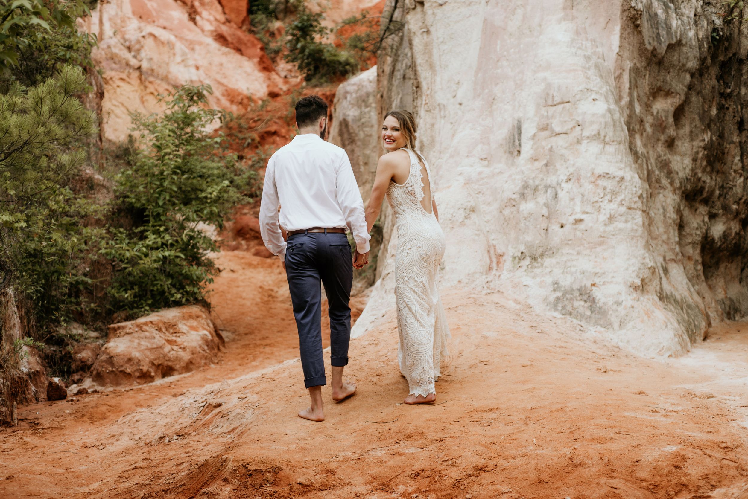 Adventure Elopement Photographer Lumpkin Georgia