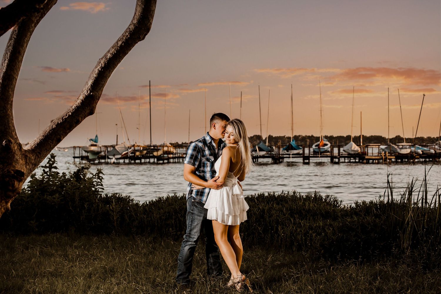 Engagement Photos at White Rock Lake, Dallas Tx