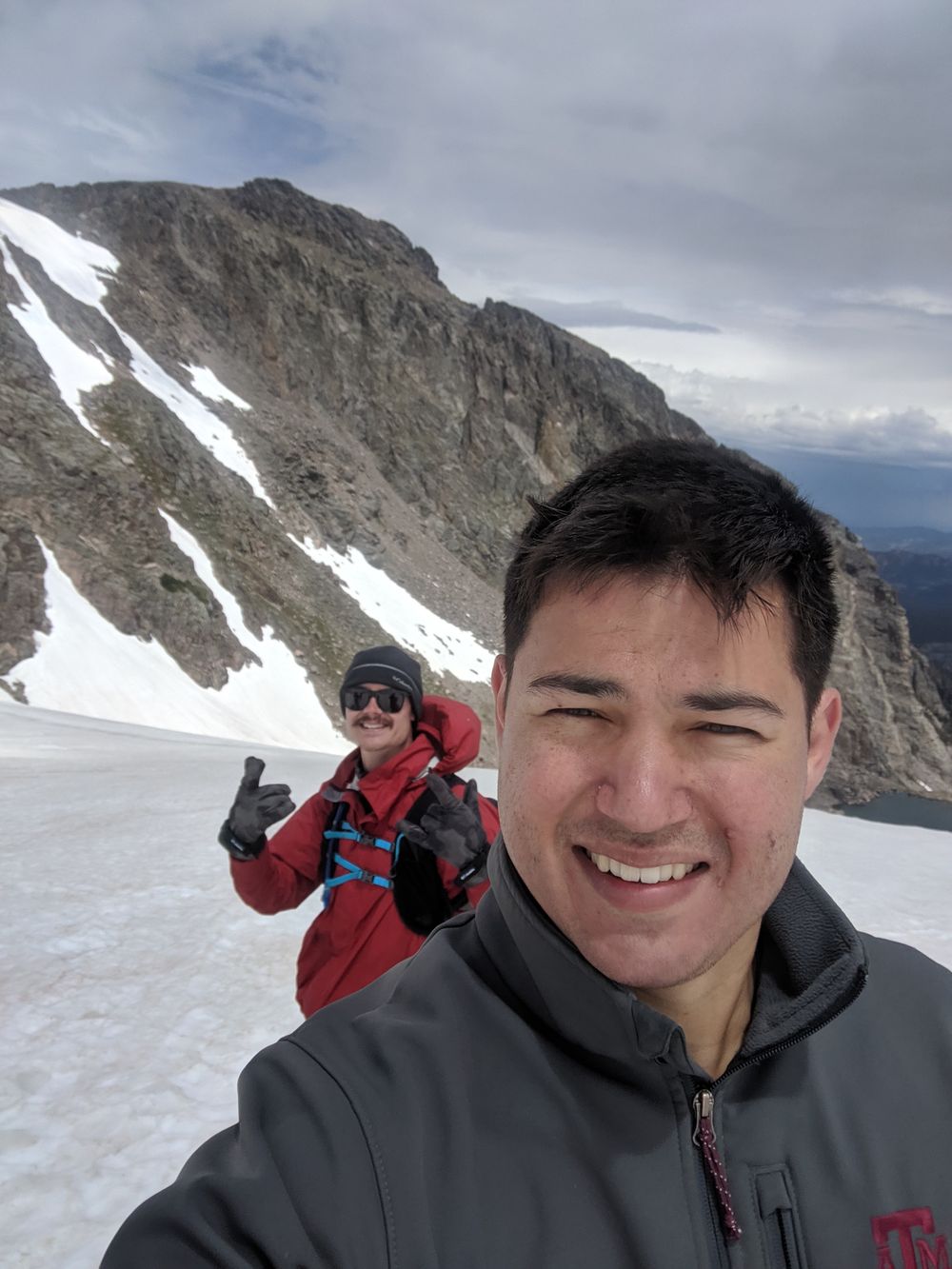 Friends-snow-cold-hiking-Colorado-Rocky mountains