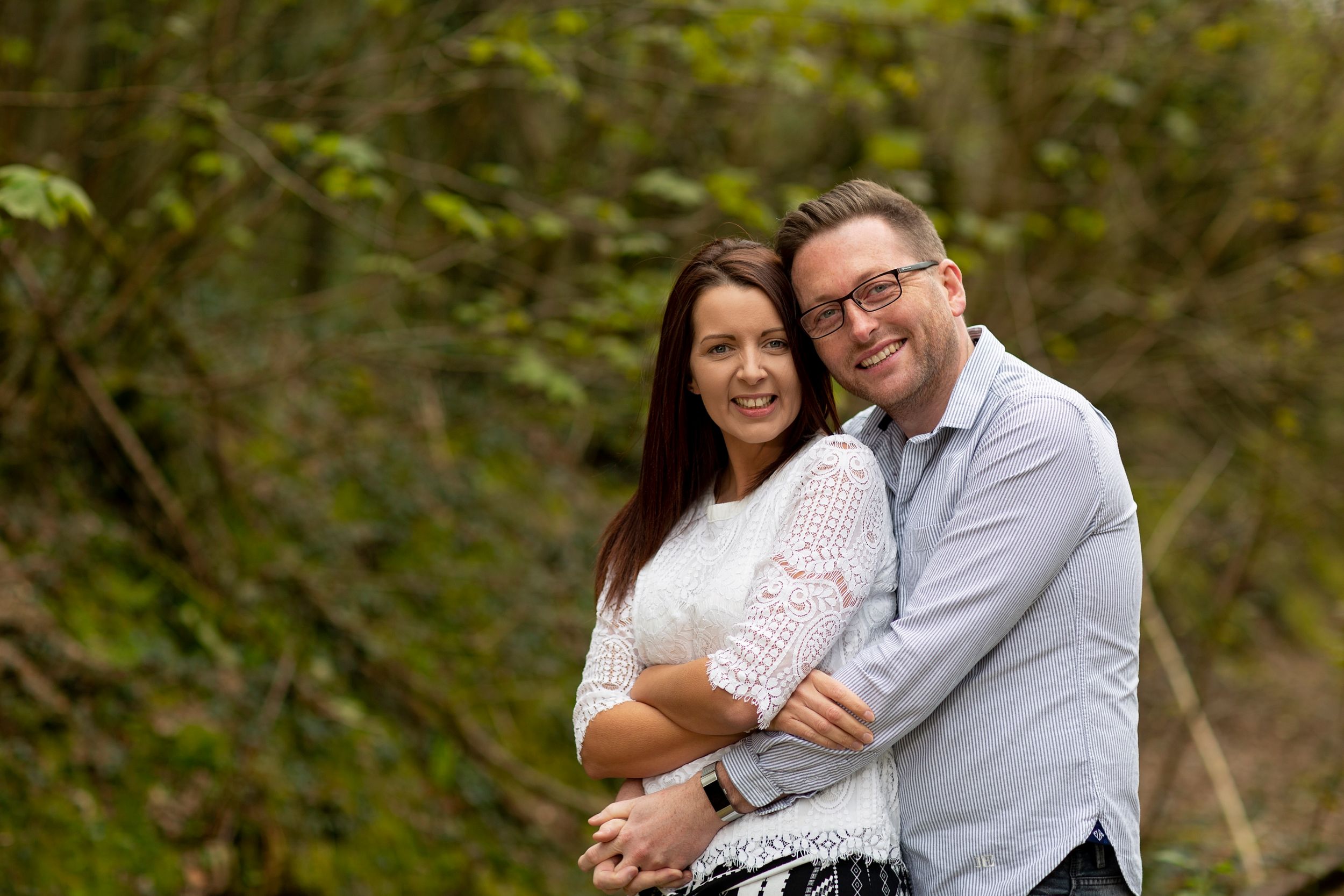 engagement photoshoot bryngarw park