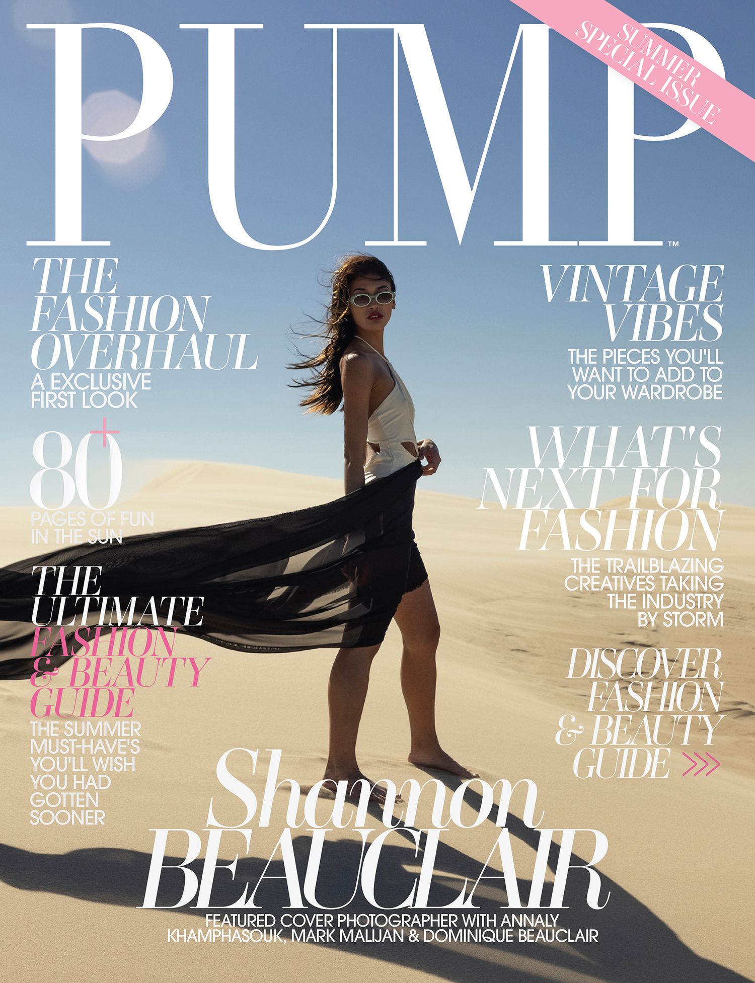 Published magazine cover editorial photo