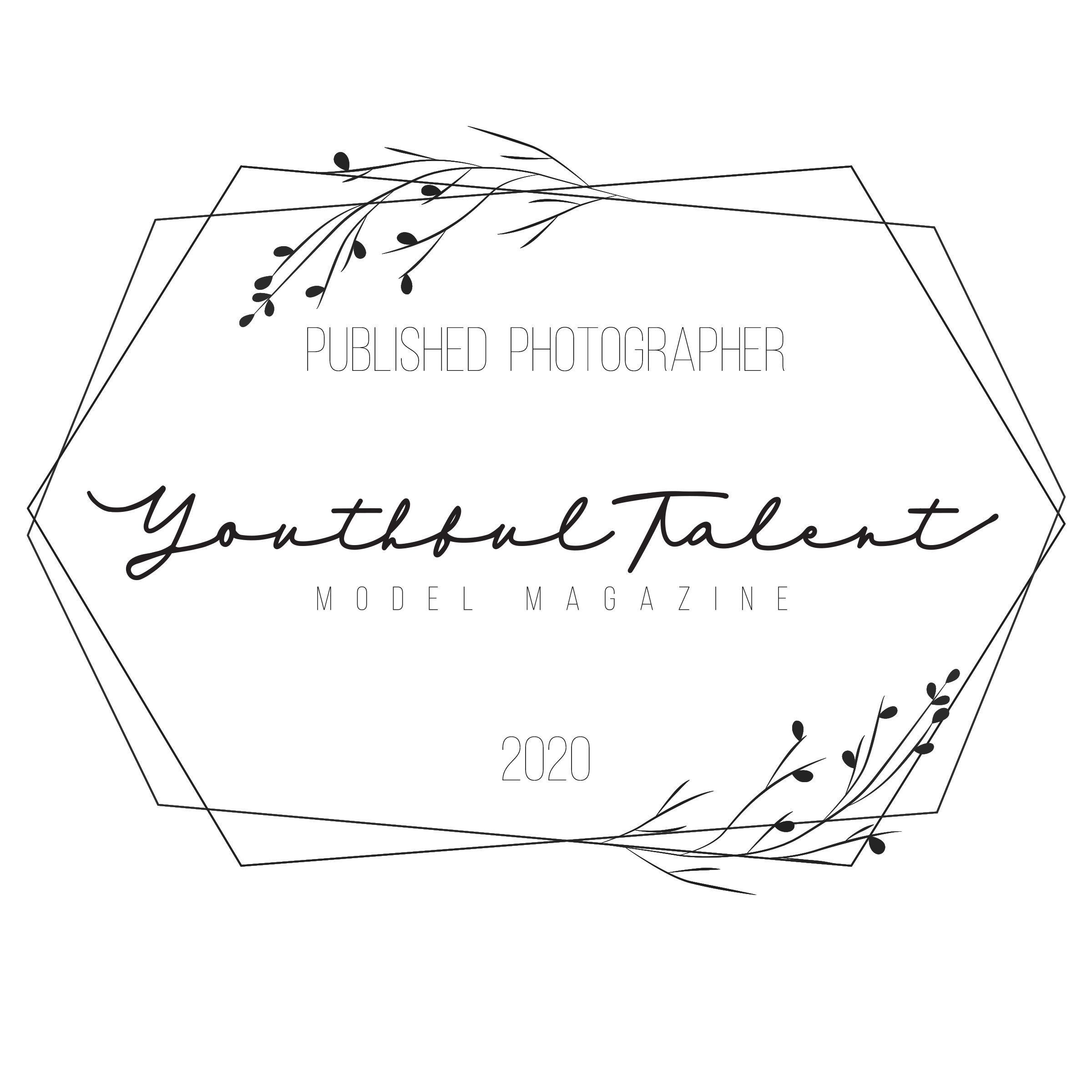 published photographer youthful talent magazine