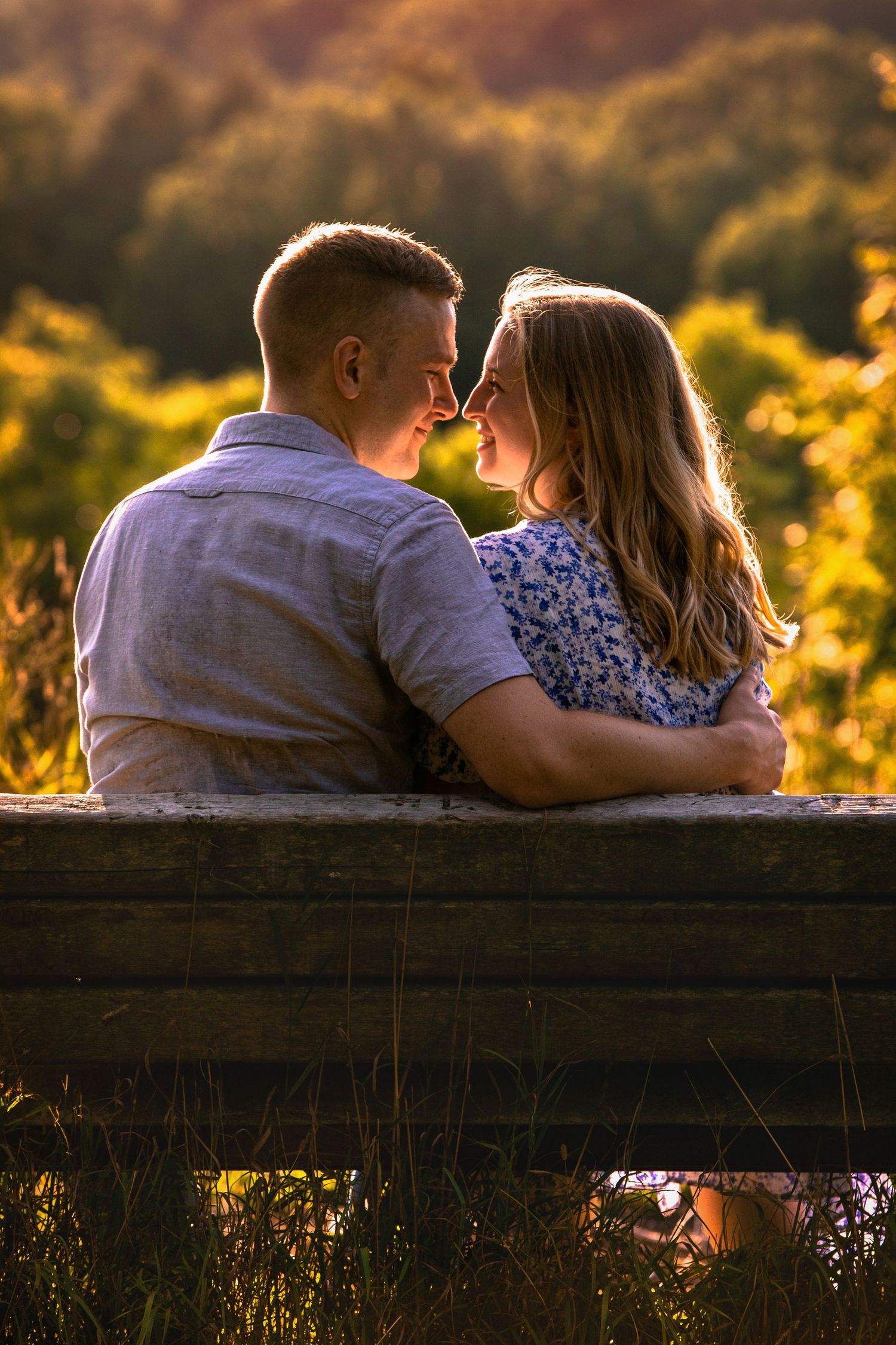Dreamy summer engagement photos in Dundas and Ancaster Ontario by London wedding photographer Shawn Van Daele