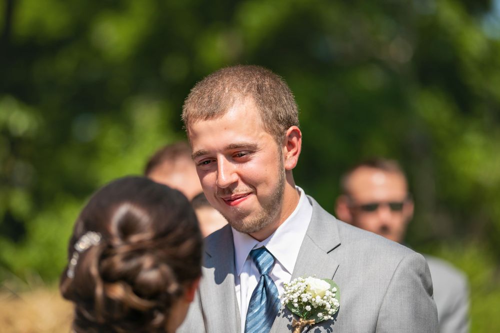 Rustic Backyard Farmhouse Wedding Photos Colborne Ontario by Shawn Van Daele