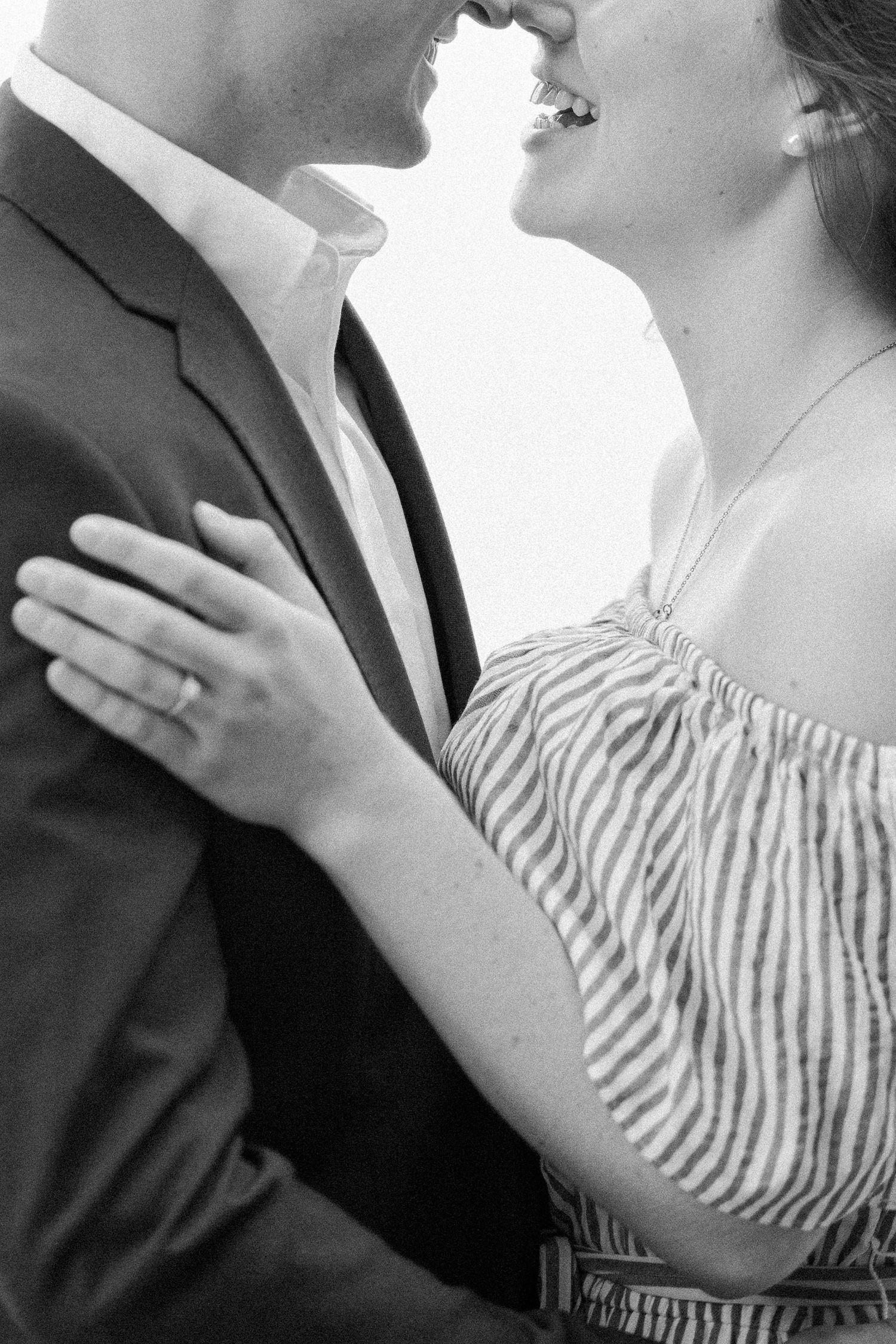 moody romantic engagement at long point state park katie graham photography traveling destination wedding photographer