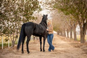 Horse and Rider Equine Portraits Photography Equestrian portraits western riding cowgirl black Quarter Horse