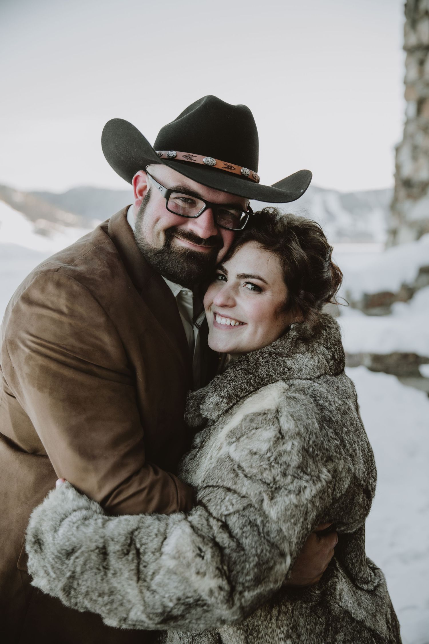 Bride and Groom Portraits for Jackson Hole, WY Elopement by Carli Layton Photography, a Texas Elopement Photographer.