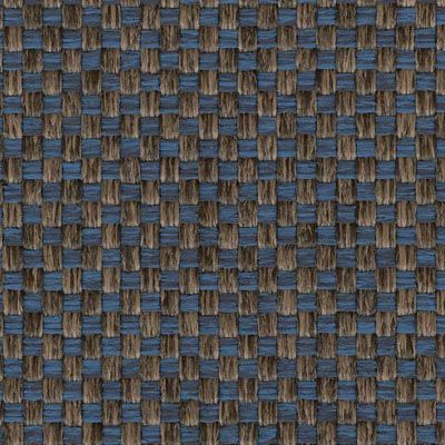 Brown & Blue Woven Fabric Colour Swatch