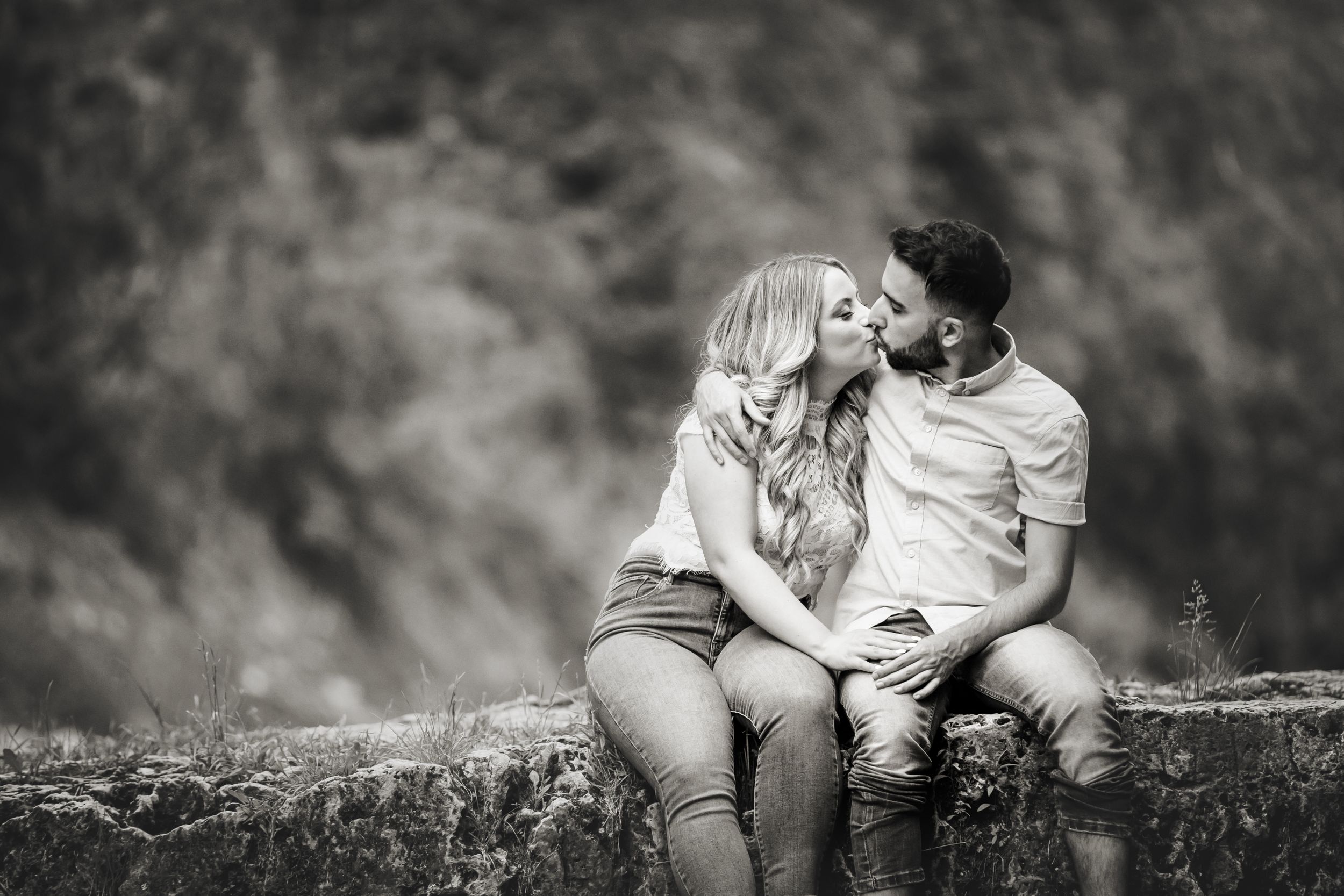 Elora Gorge Ontario Spring Summer Engagement Photos by Shawn Van Daele