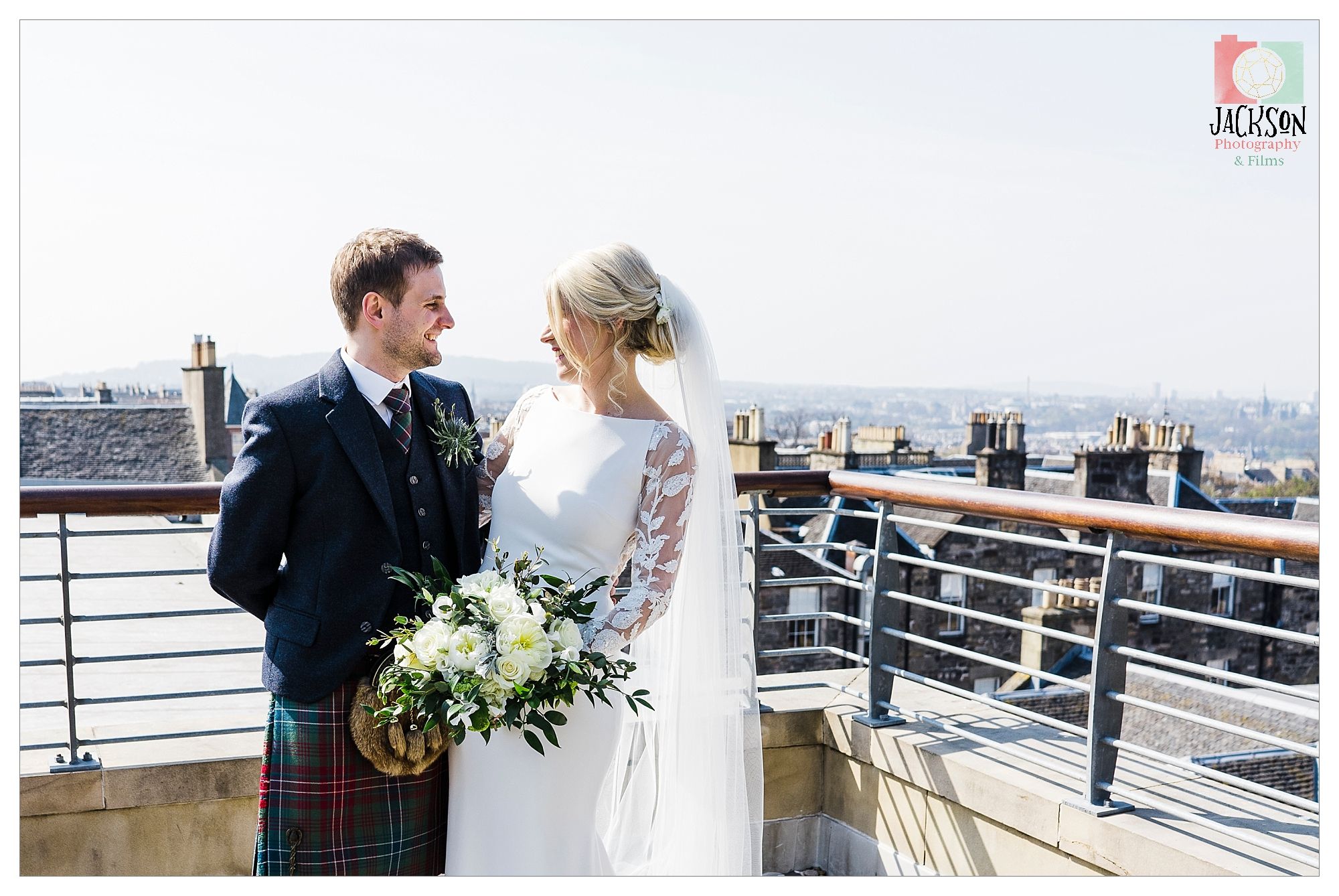 InterContinental Hotel Edinburgh The George wedding photographer