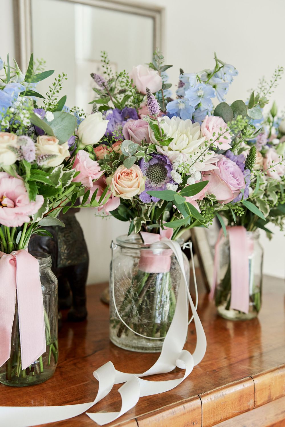 bridal bouquet at The old rectory, Norfolk. By Norfolk Wedding photographer Faye Amare