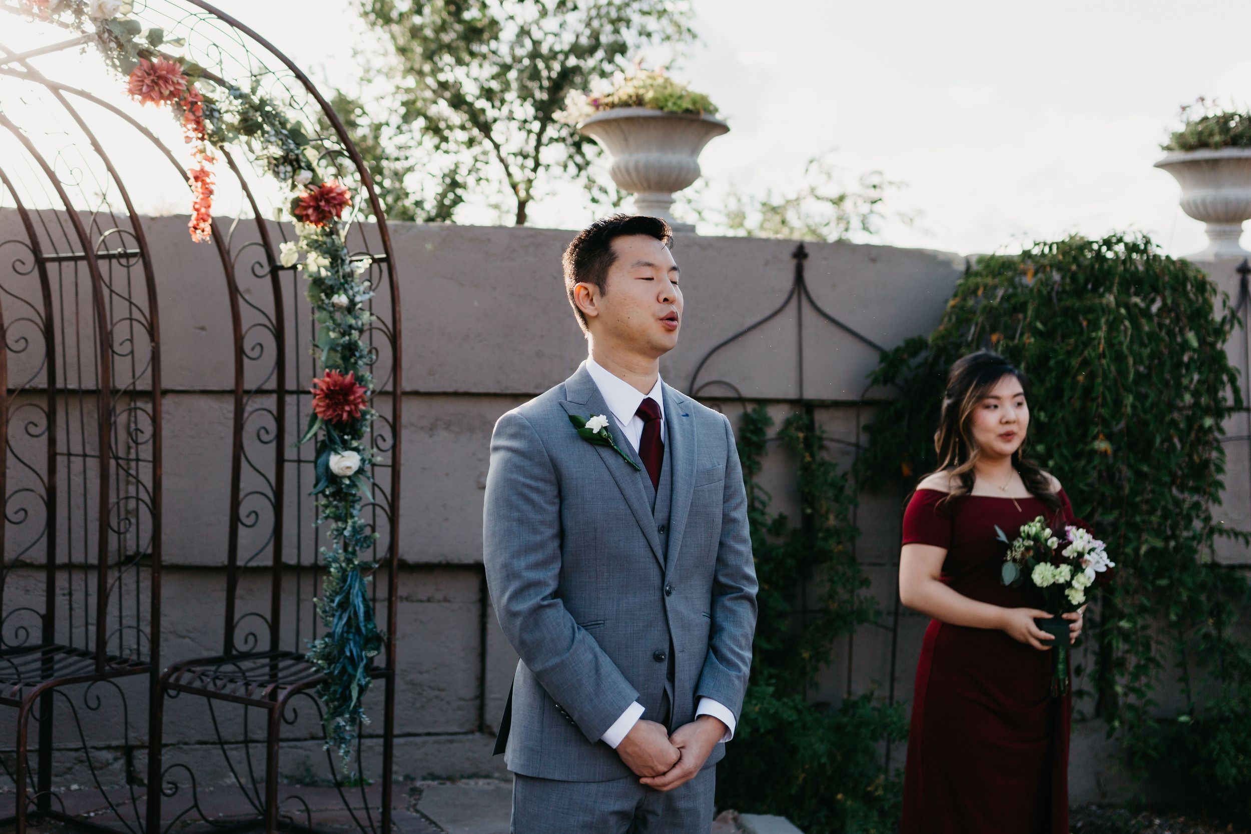 Groom Photography, Groom Shot Ideas, Colorado Springs Wedding Photographer, Hillside Gardens Colorado Springs,