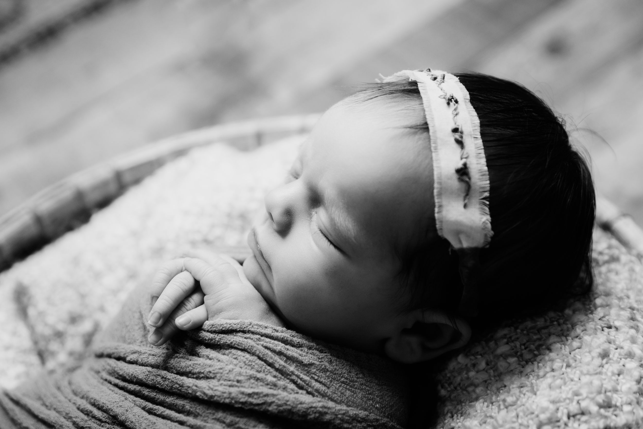 bohemian style newborn photo shoot kansas city