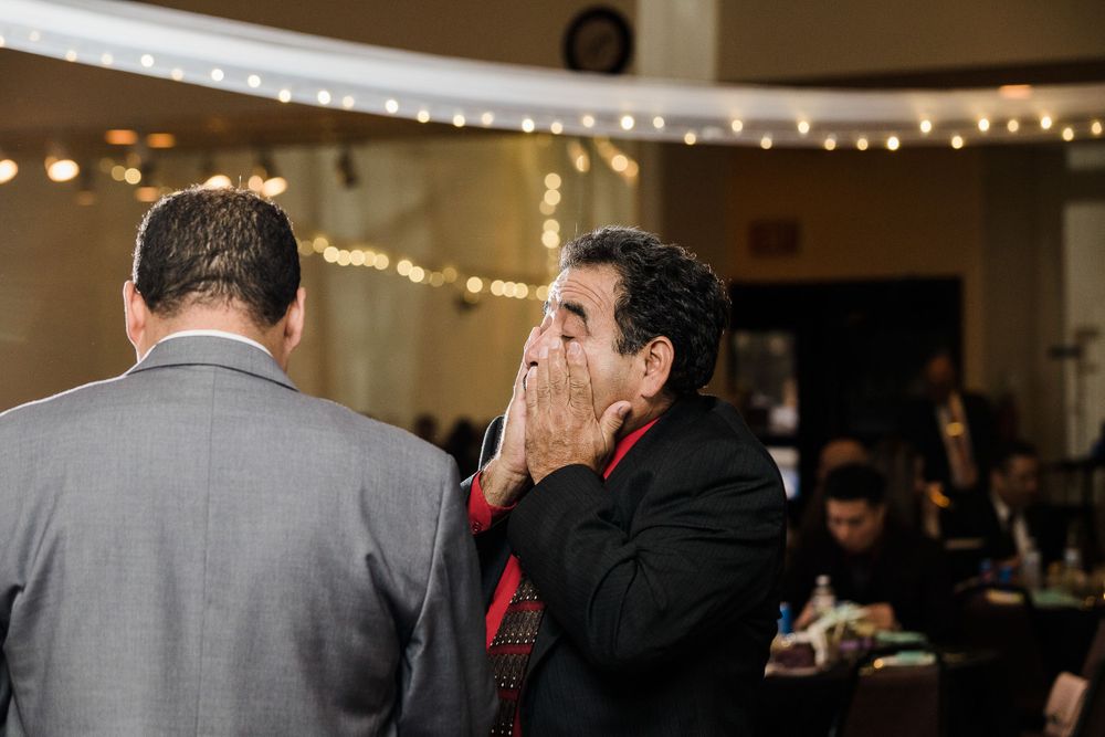 Candid wedding guest by Hudson Valley photographer