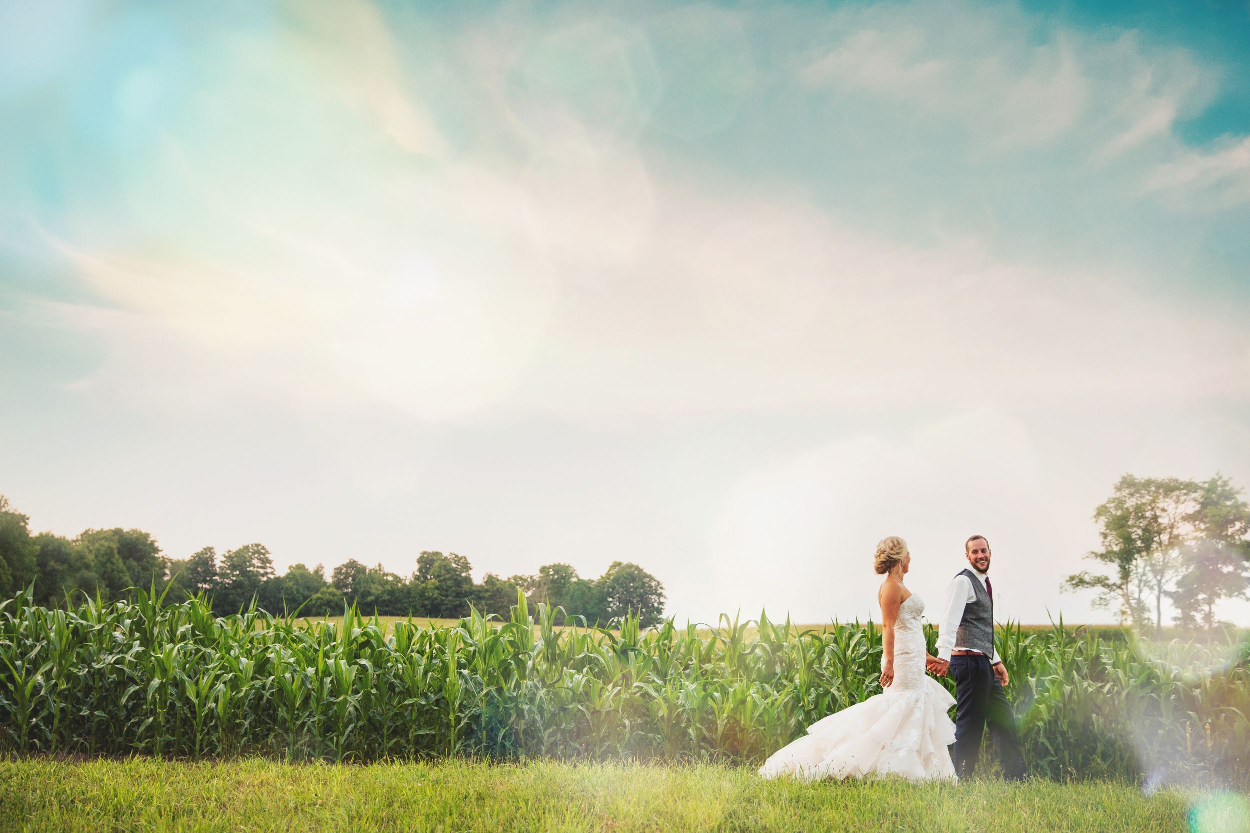 Loves Sweetness Maple Syrup Sugar Bush Sunset Wedding Photos Shawn VanDaele