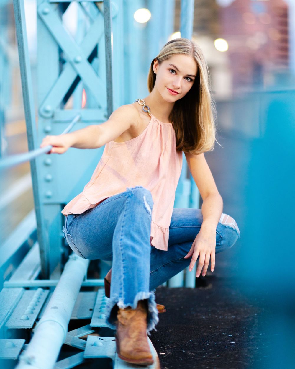 Melanie Malicote Photography senior pictures Bridge Cincinnati, Ohio
