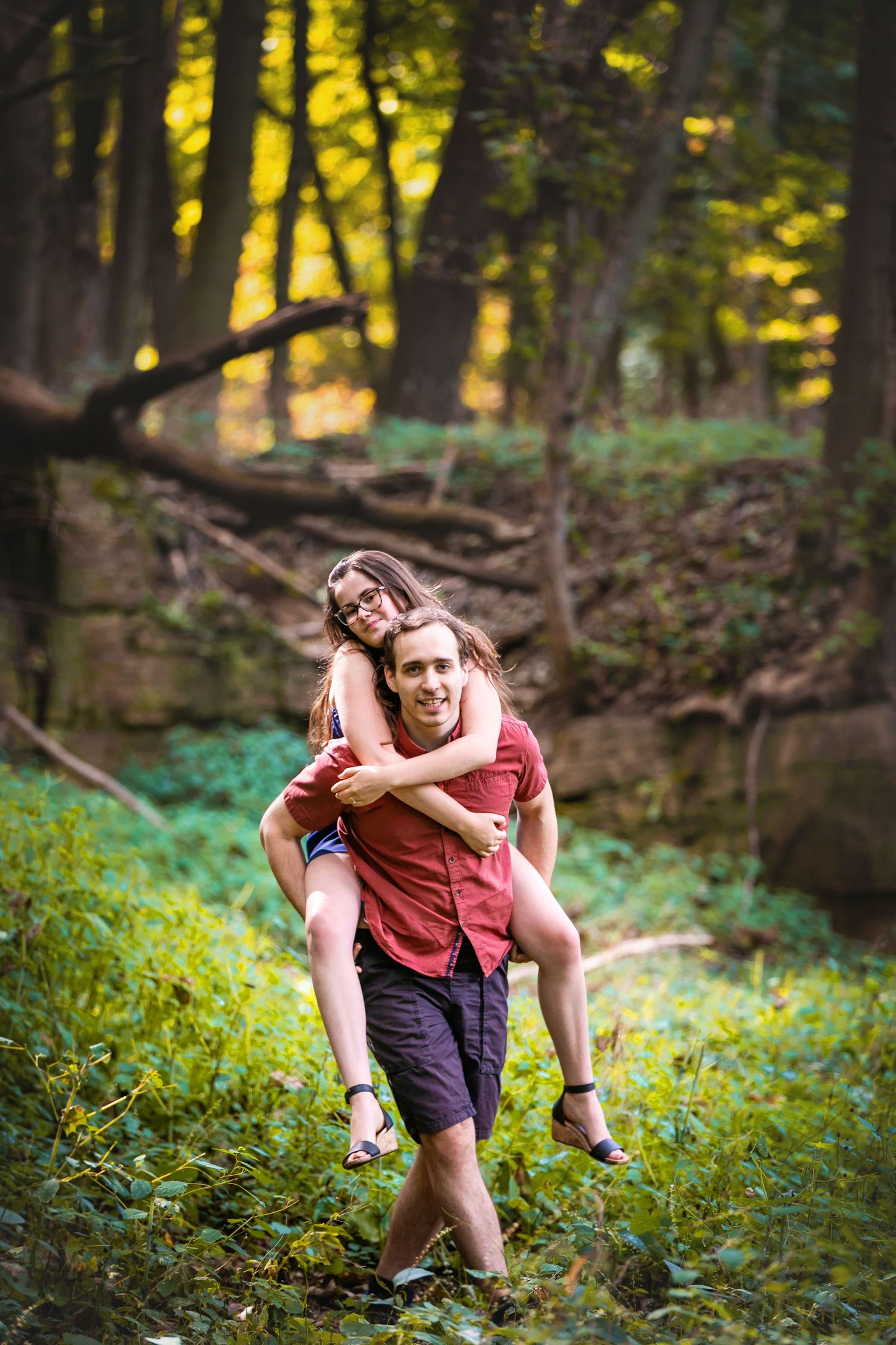 Sherman Falls Heritage Trail Ancaster Ontario Engagement Photos Shawn Van Daele