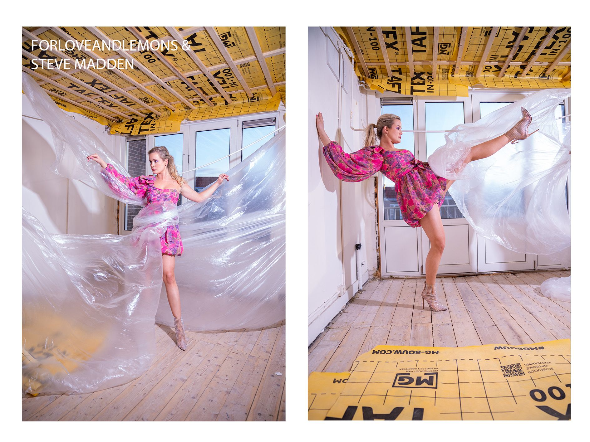 carola forloveandlemons steve madden hakken plastic before house profoto sony ar7III kameraexpress dress fashion jurk