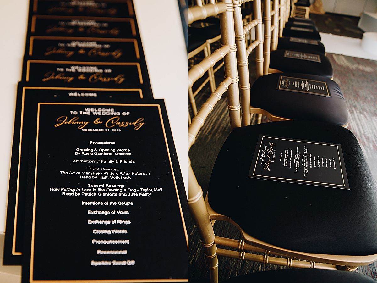 Chicago photographer melissa marie photography New Years eve wedding Renaissance Chicago Ohare
