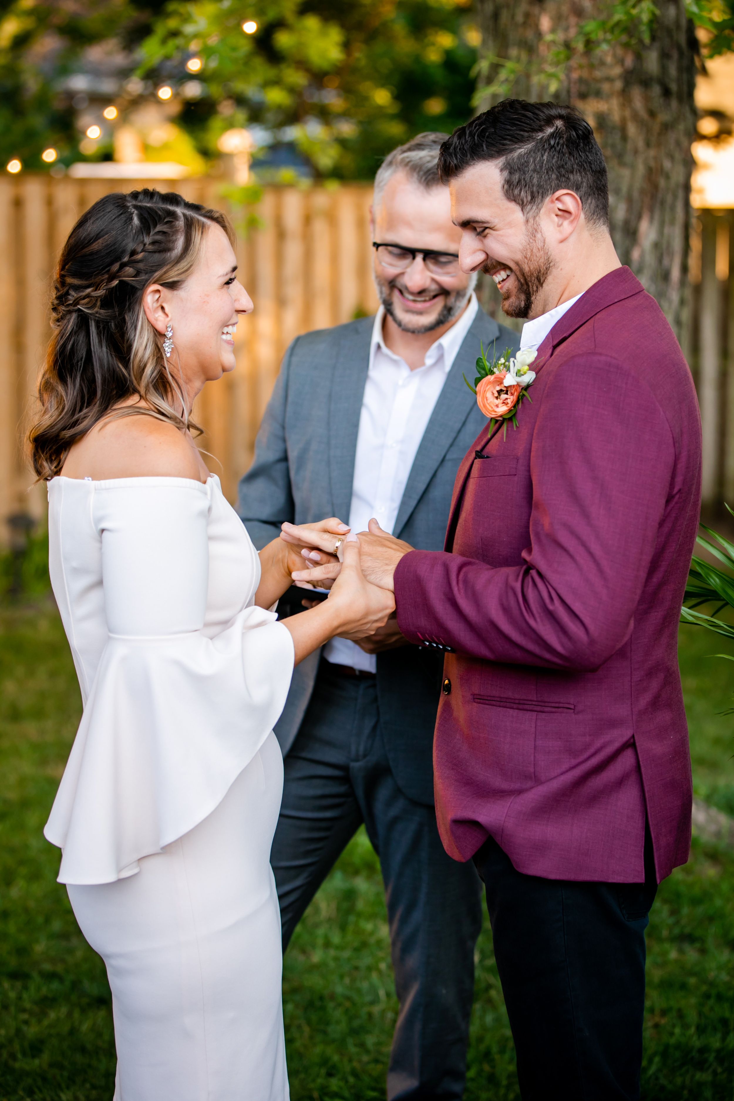 London Ontario Surprise Backyard Pop Wedding Photography by Shawn Van Daele