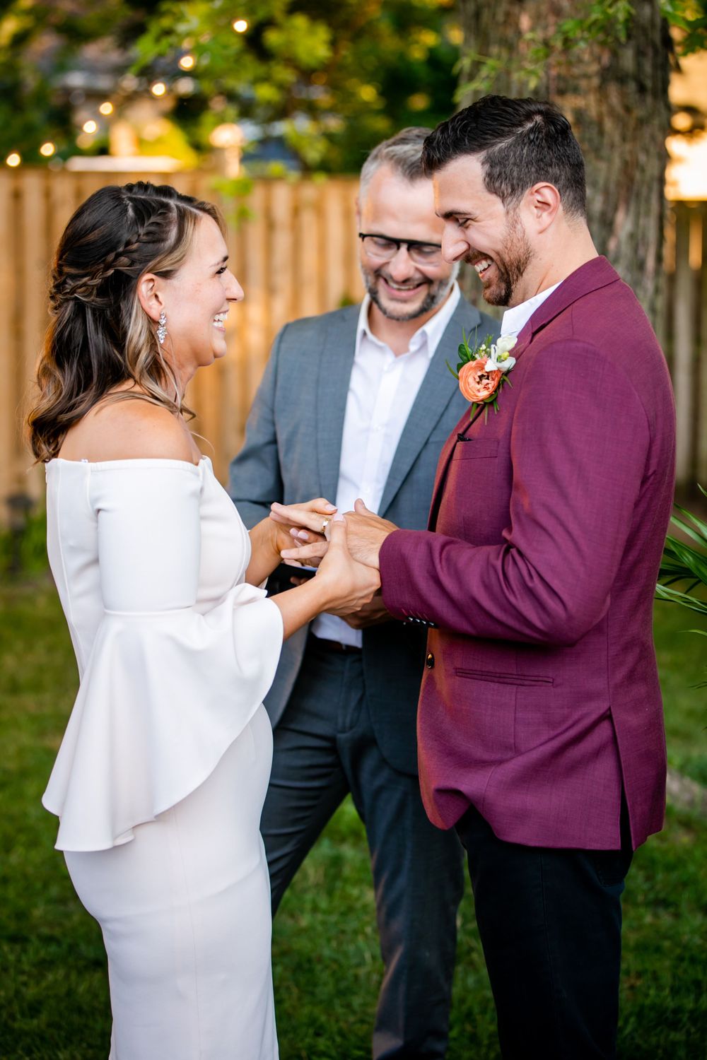 London Ontario Surprise Backyard Pop Wedding Photography by Shawn Van Daele
