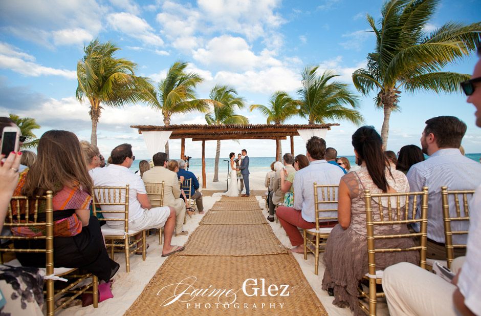 secrets maroma beach wedding photos 16