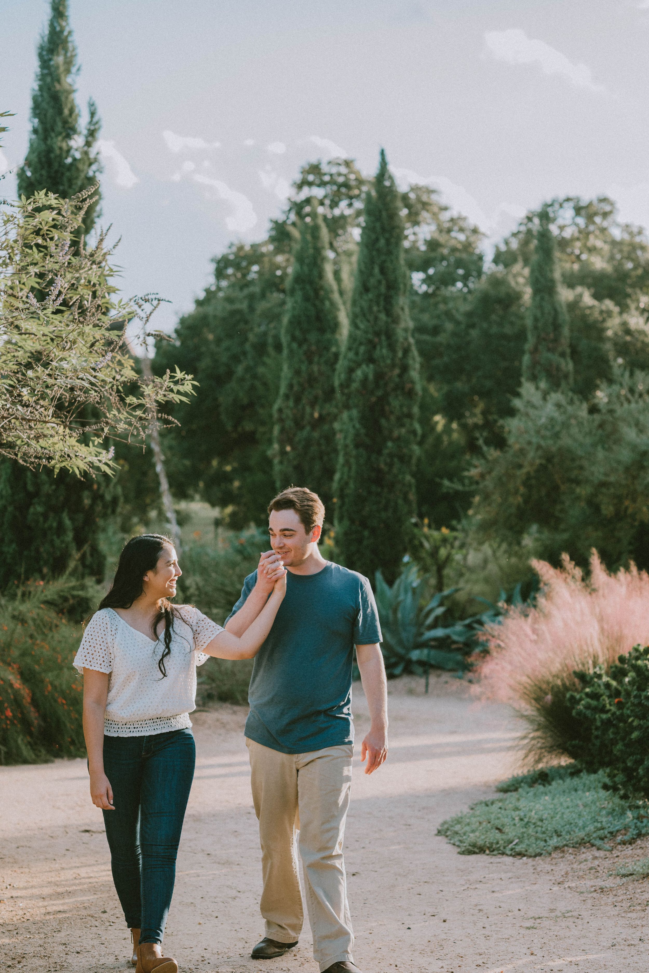 Engagement Session Mcgovern Centennial Cardens Houston