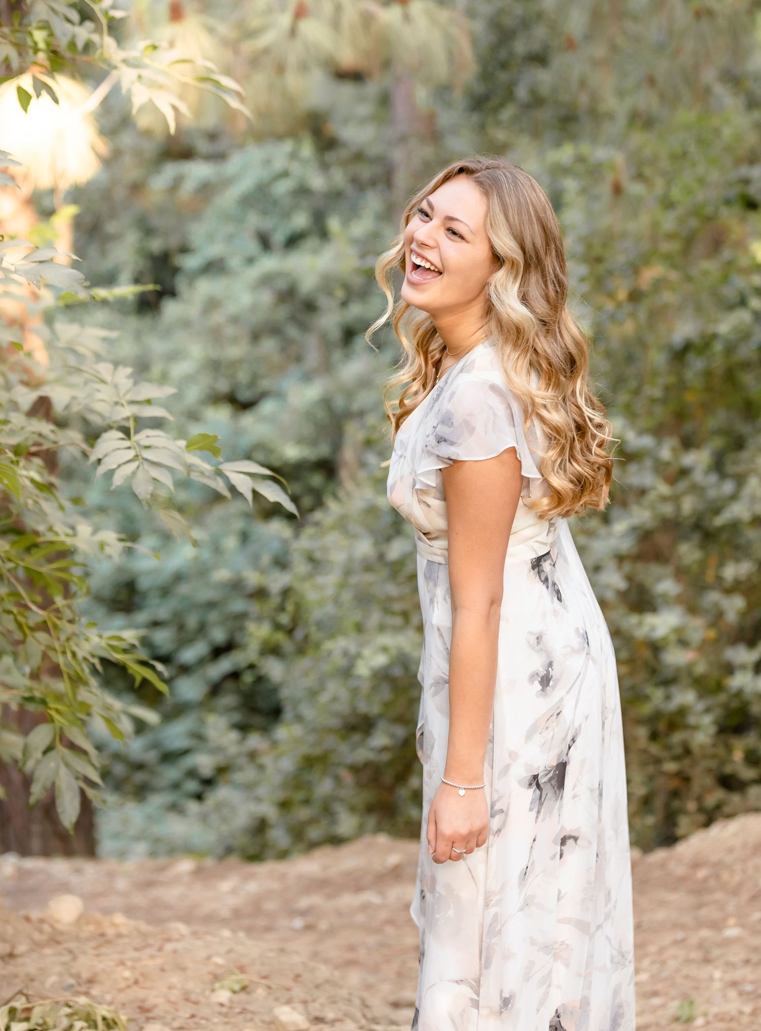 High School Girl Giggling
