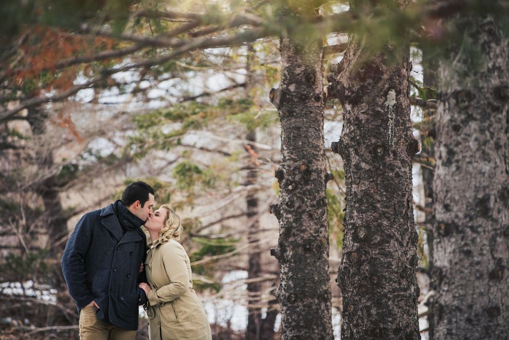 Winter Engagement Photos Arva Mill London Ontario Photographer Shawn VanDaele