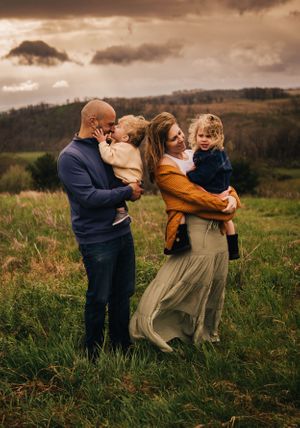family photoshoot gloomy day.