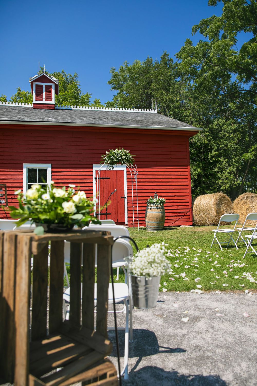 Rustic Backyard Farmhouse Wedding Photos Colborne Ontario by Shawn Van Daele