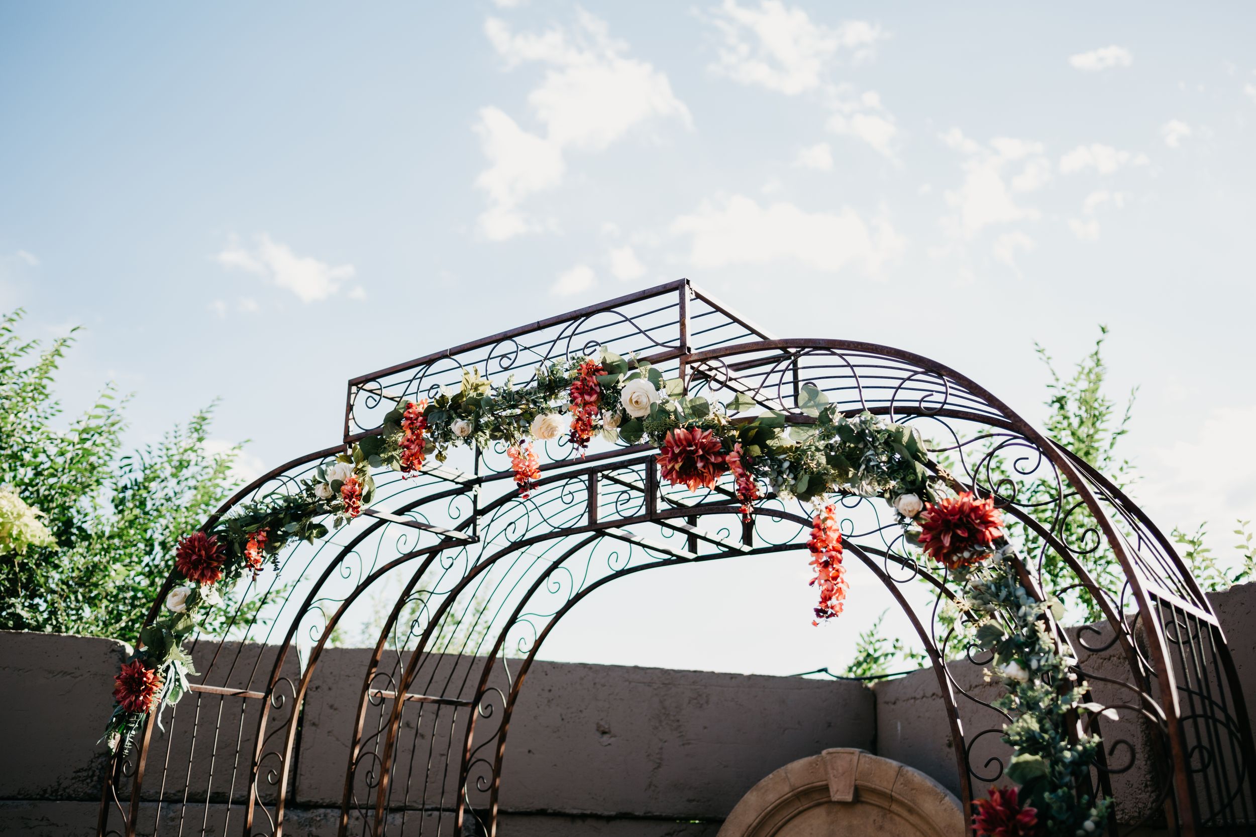 Floral Wedding Ideas, Wedding Archway, Colorado Wedding Ideas, Hillside Gardens, Colorado Springs Summer Wedding