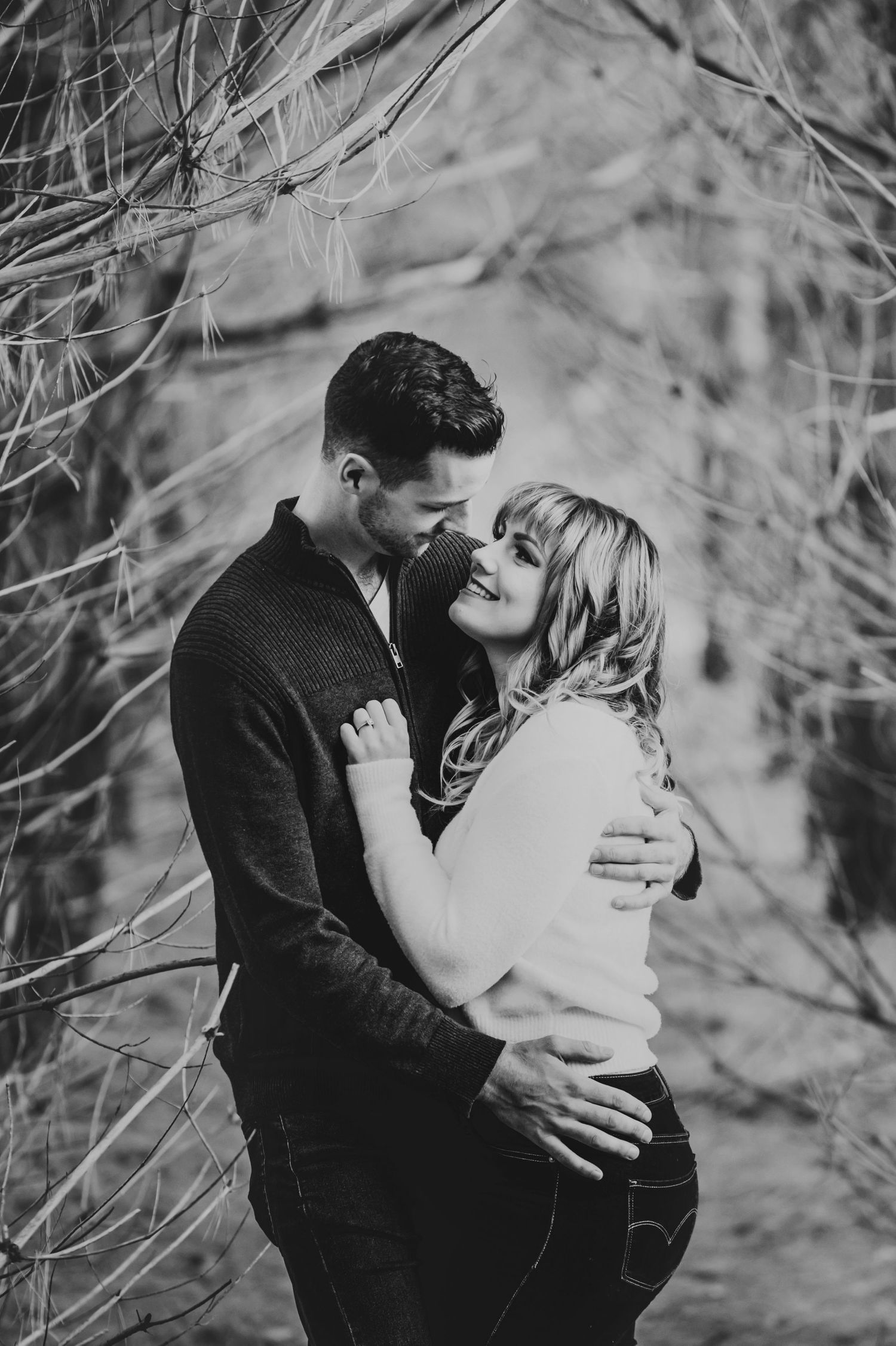 Fall engagement photos at Fanshawe Conservation Area London Ontario by photographer Shawn Van Daele