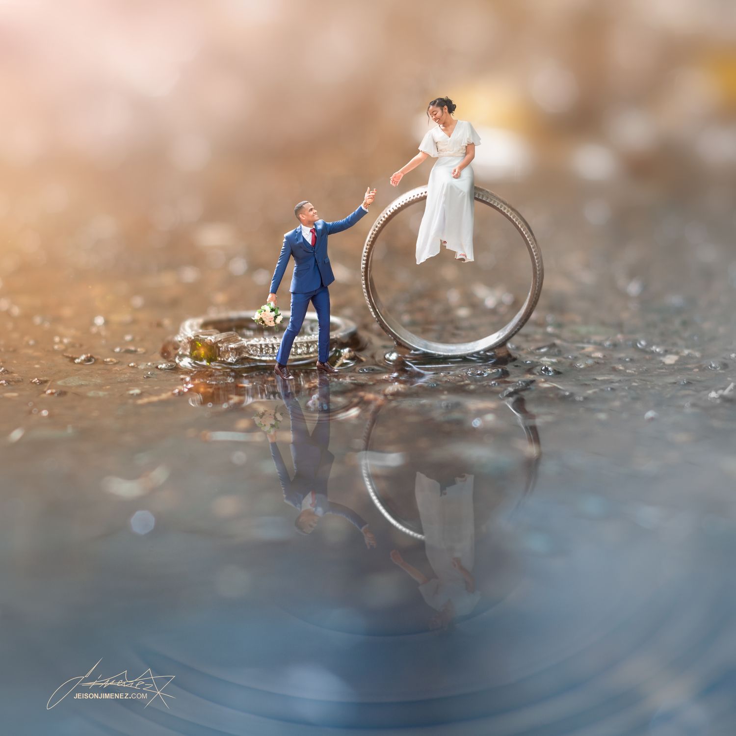 Fotos de boda en Republica Dominicana, Wedding photos in Dominican Republic, Fusion de anillos, JeisonFotos