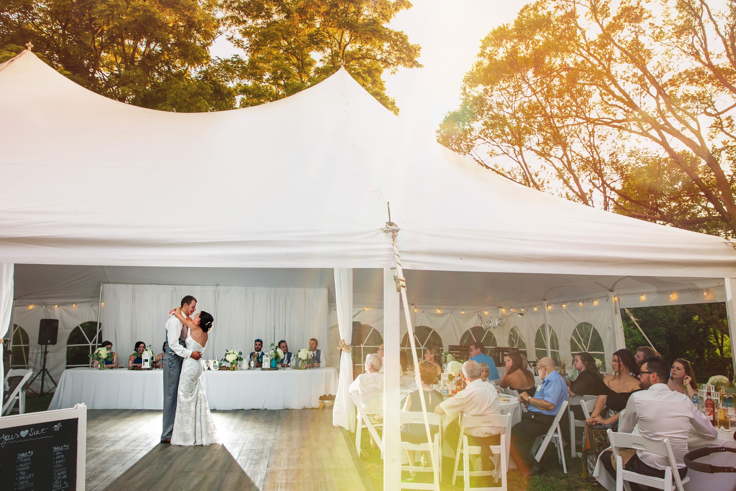Rustic Farmhouse Backyard Wedding Photos by London Ontario Photographer Shawn Van Daele