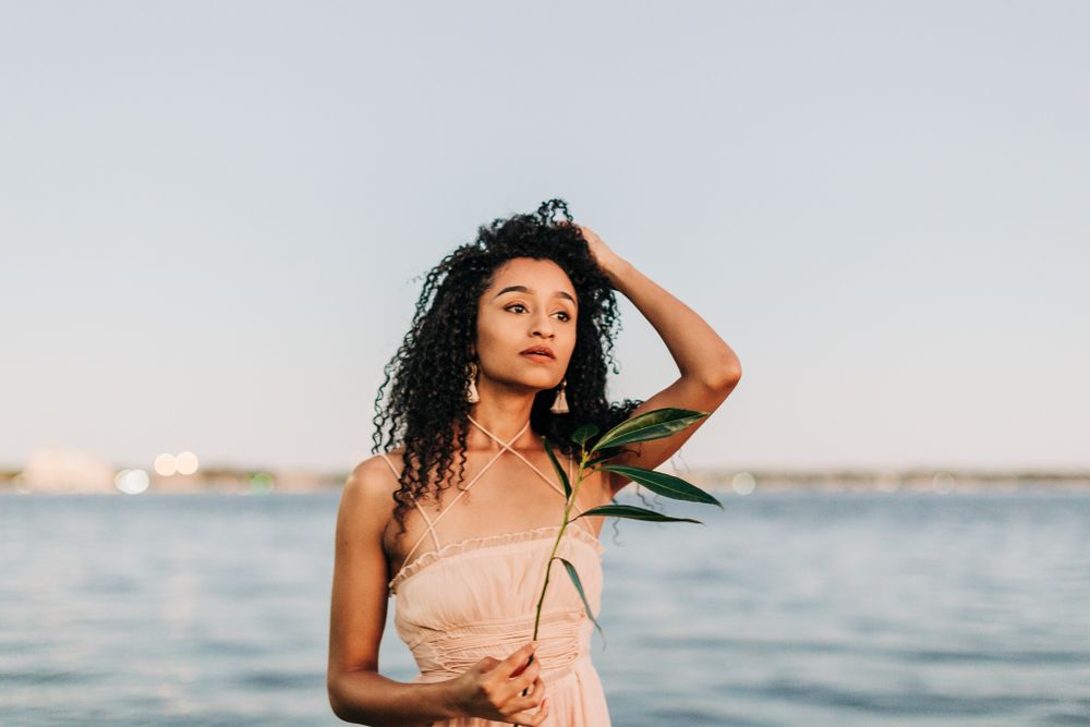 Girl Portrait Photography by River in Jacksonville Florida by Barry Mickler