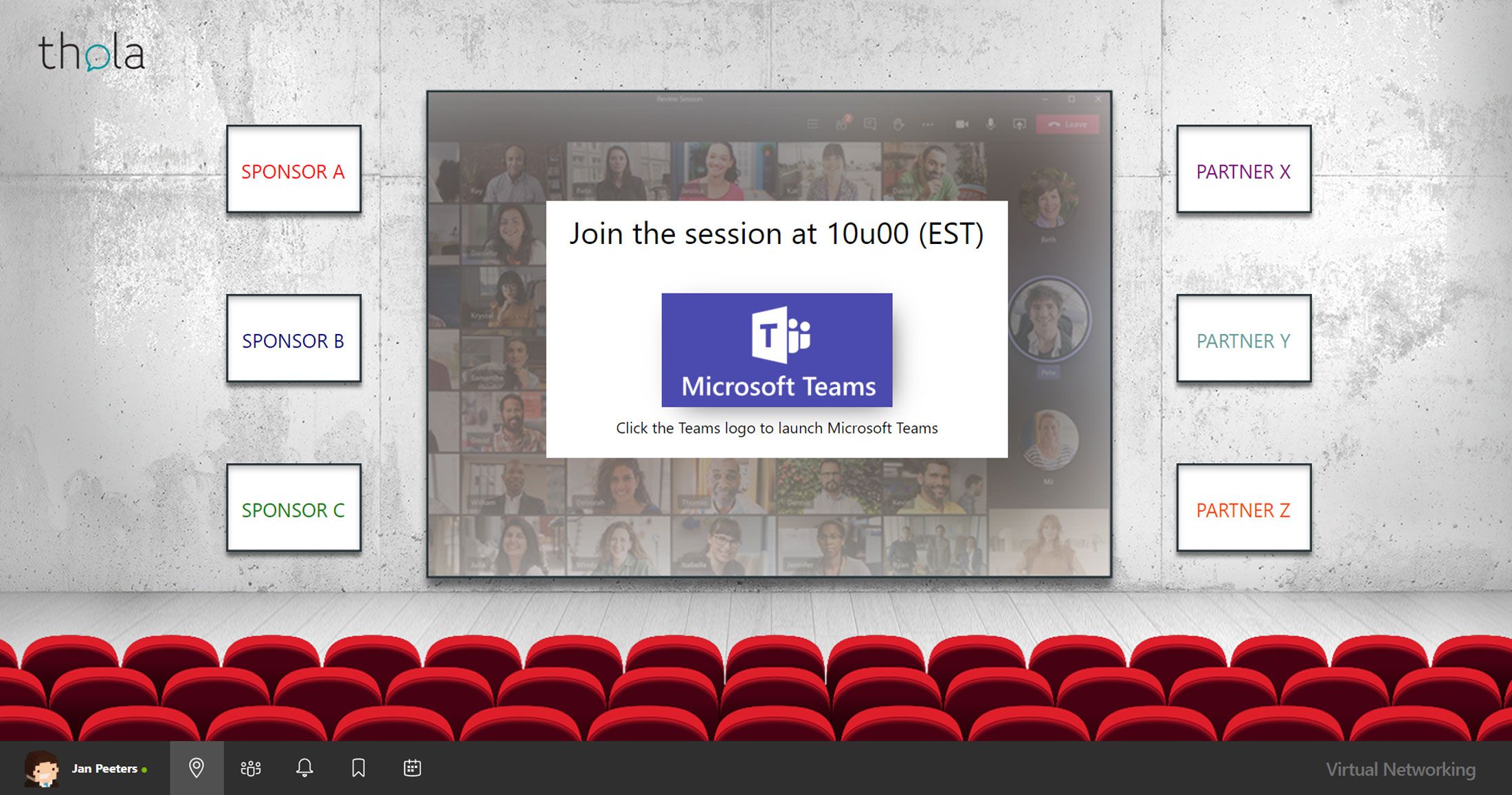 Live presentations during your next virtual event? Discover the Thola Virtual Auditorium here.