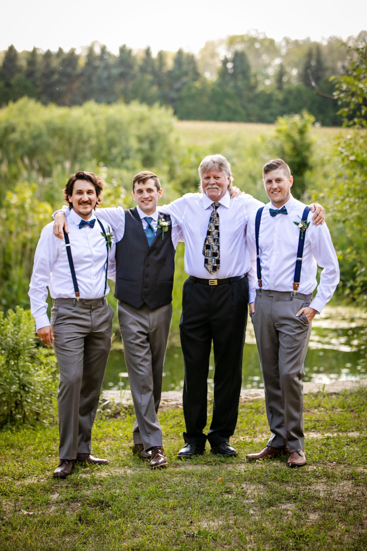 Charming rustic backyard wedding in Mount Brydges Ontario by London photographer Shawn Van Daele