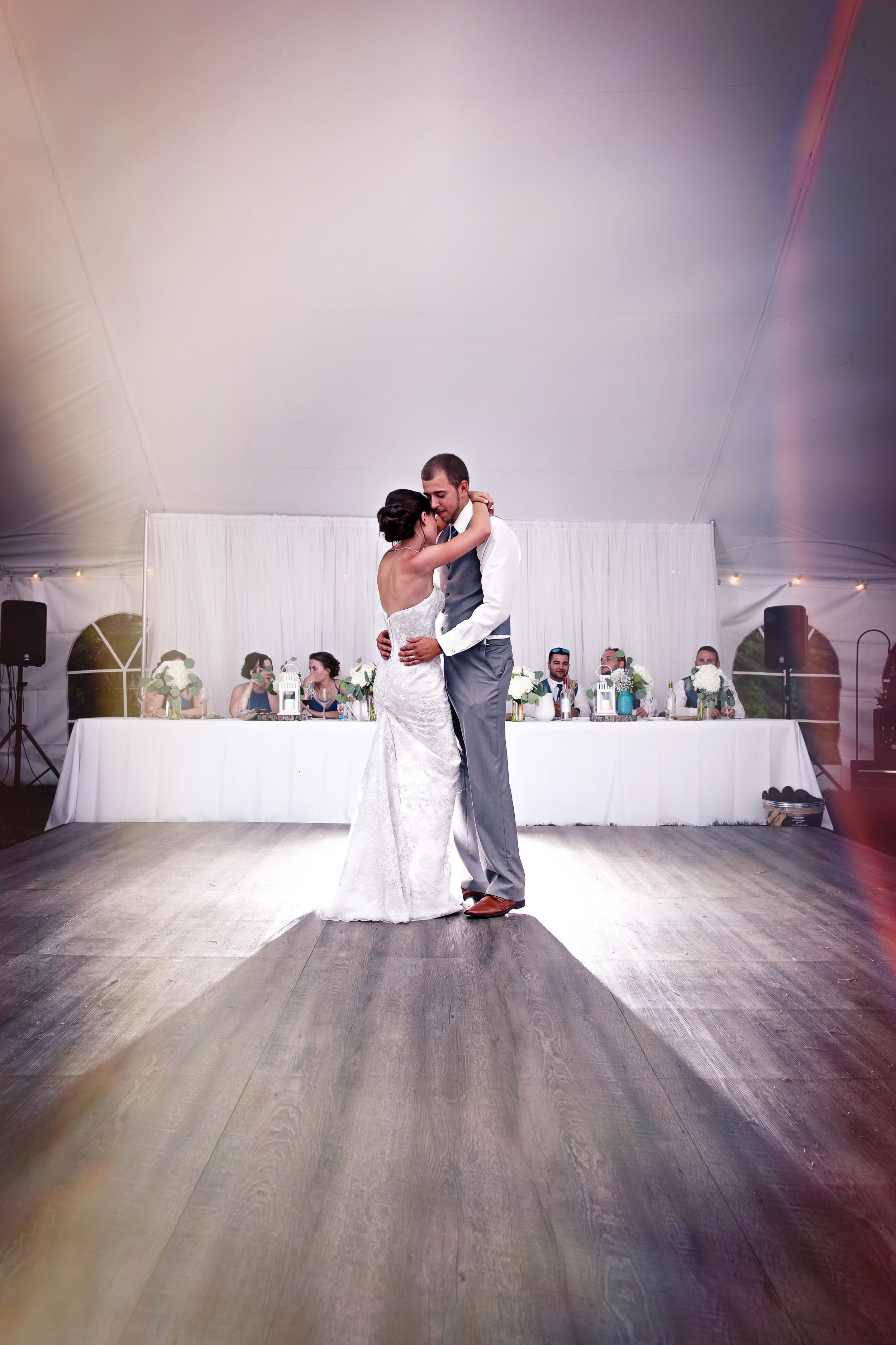 Rustic Farmhouse Backyard Wedding Photos by London Ontario Photographer Shawn Van Daele