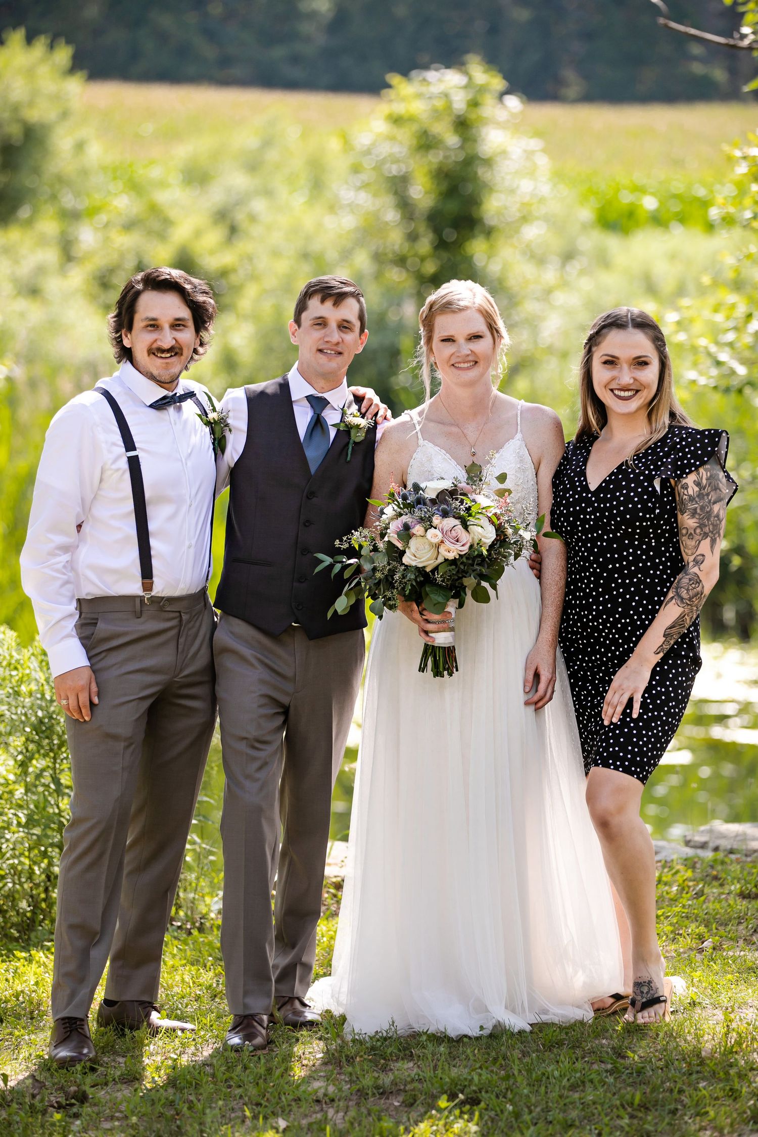 Charming rustic backyard wedding in Mount Brydges Ontario by London photographer Shawn Van Daele