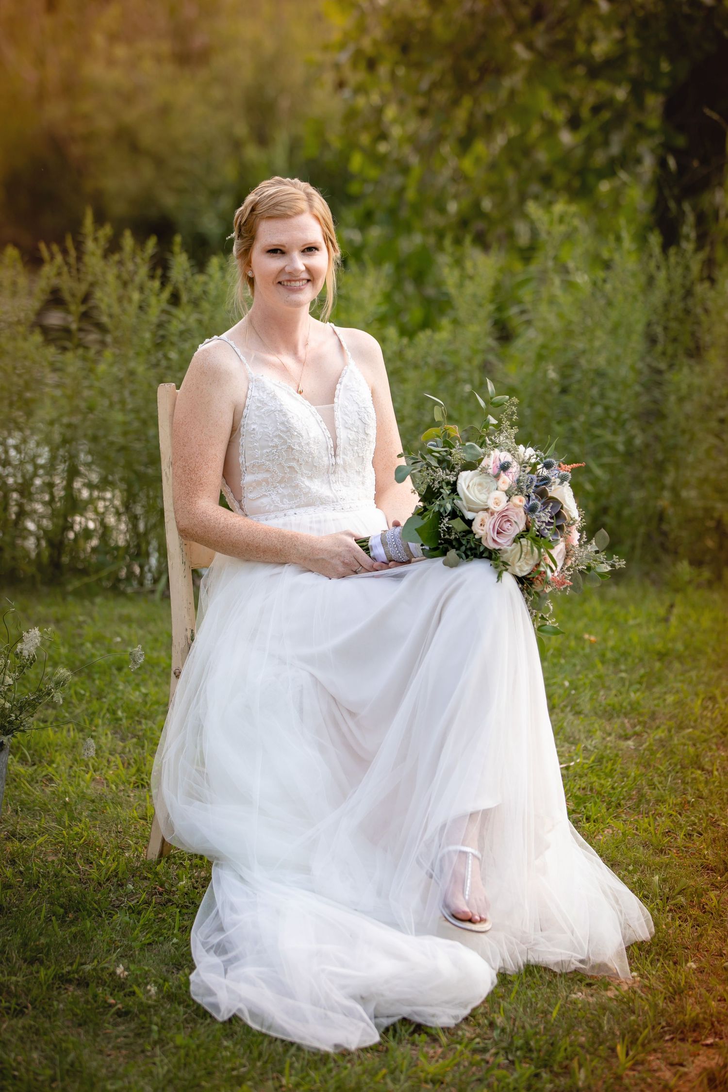 Charming rustic backyard wedding in Mount Brydges Ontario by London photographer Shawn Van Daele