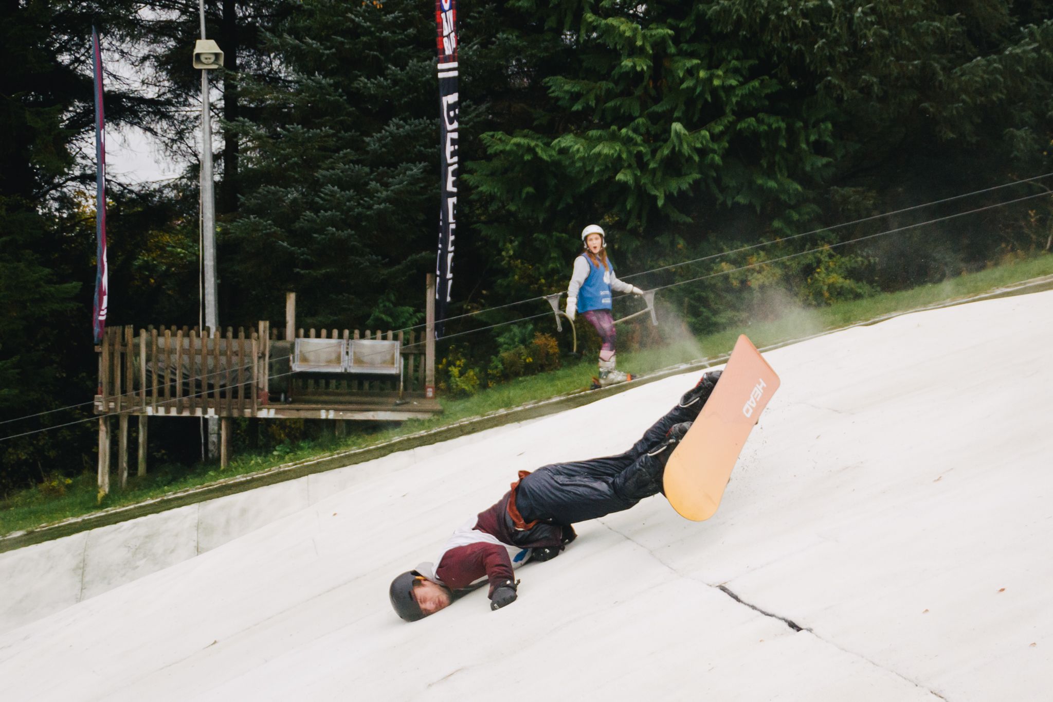 SUDs, BUSC, SUSC, Bearsden, Dry slope, bail, fail, adventure photography scotland, UK, snowboarding