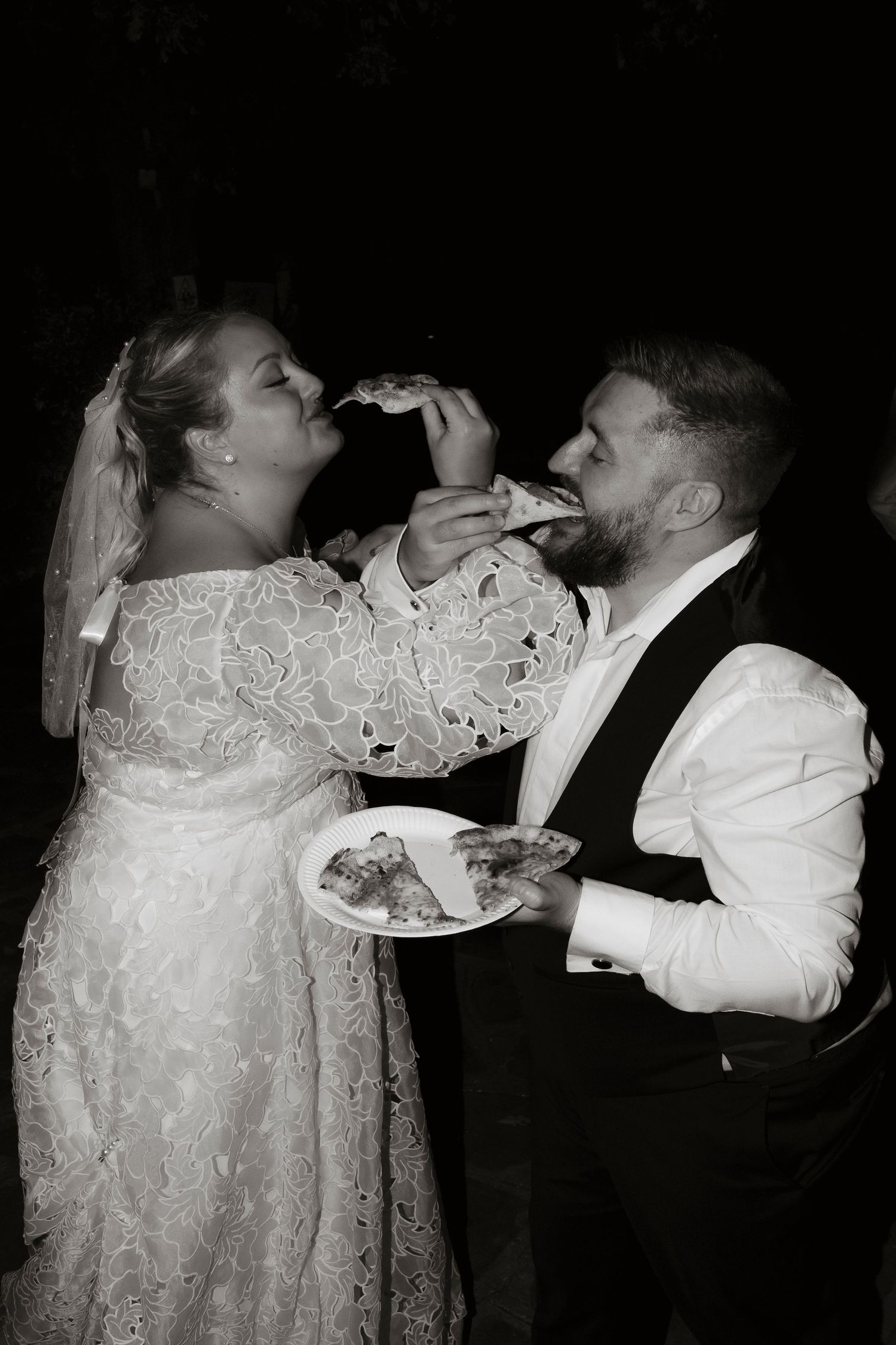 pizza wedding breakfast, Manchester Wedding photographer