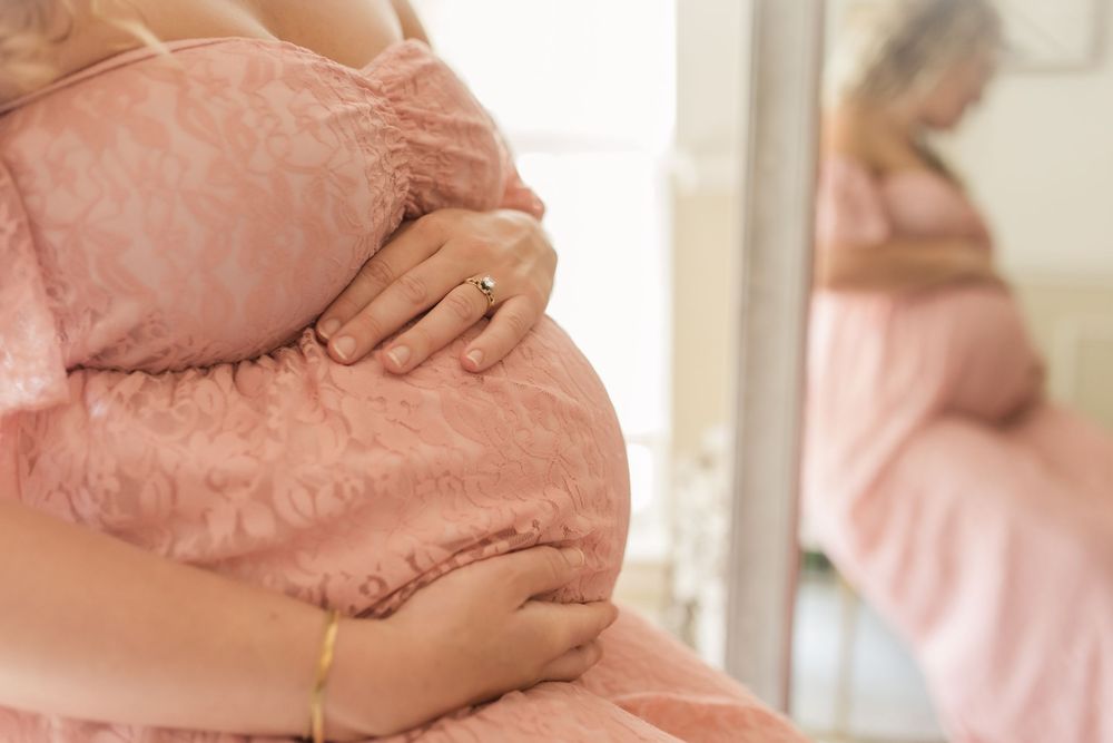 In-home maternity photography near Keller, TX