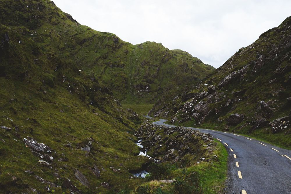 incroyable route de Ballaghbeama Gap road trip irlande