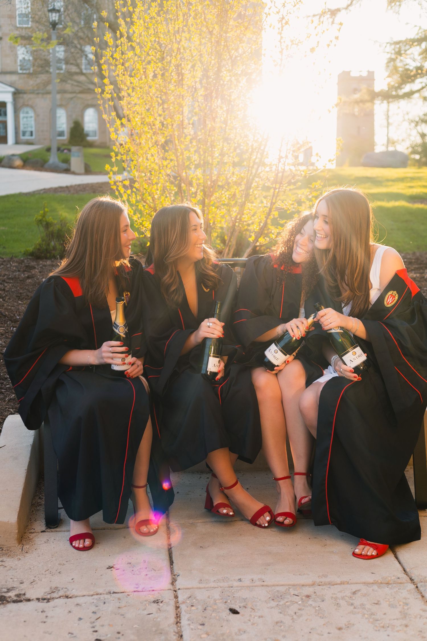 uw madison university of wisconsin alumni graduation graduates professional photos bascom hill capitol building college sorority sisters