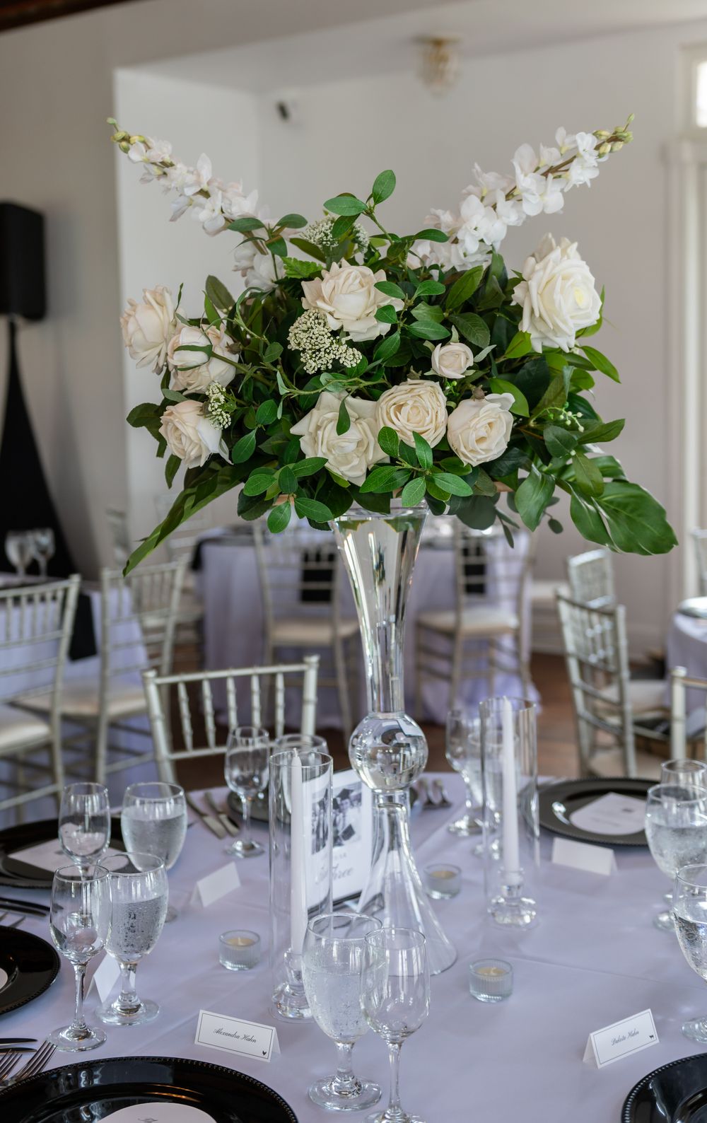 Luxury faux floral flat lay for destination wedding, styled by wedding photographers in Palm Beach