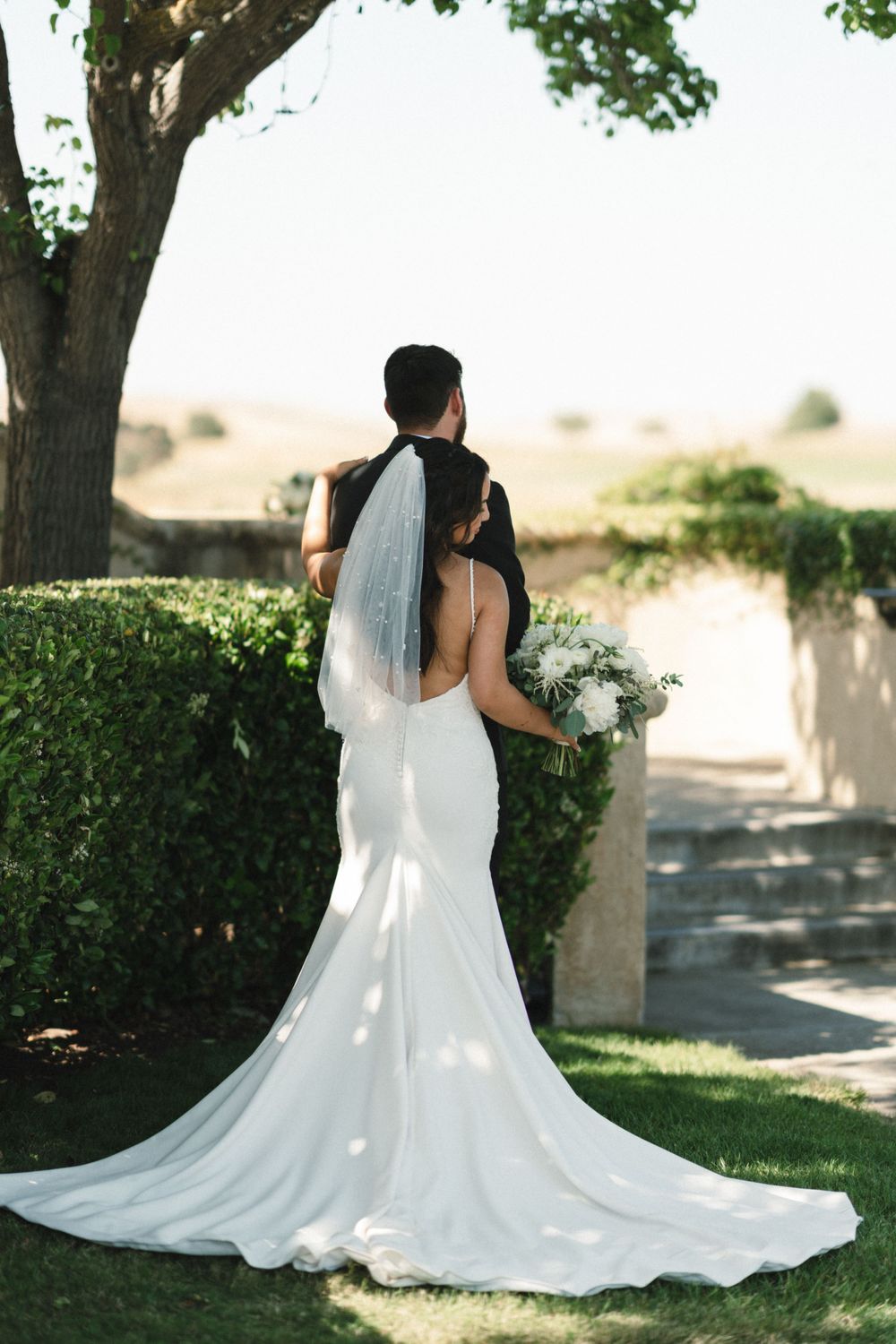 california bridal portrait