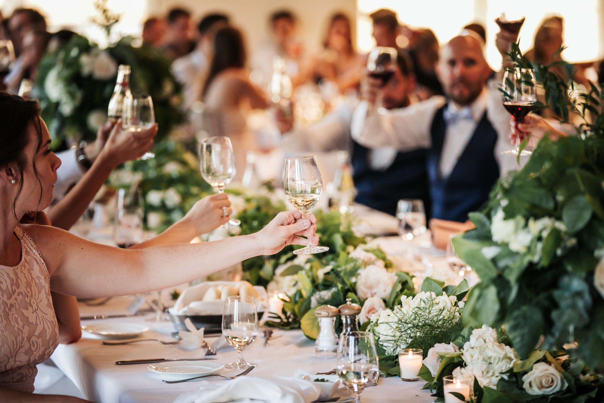 Whistle Bear Golf Club Rose Room Reception Wedding Photos