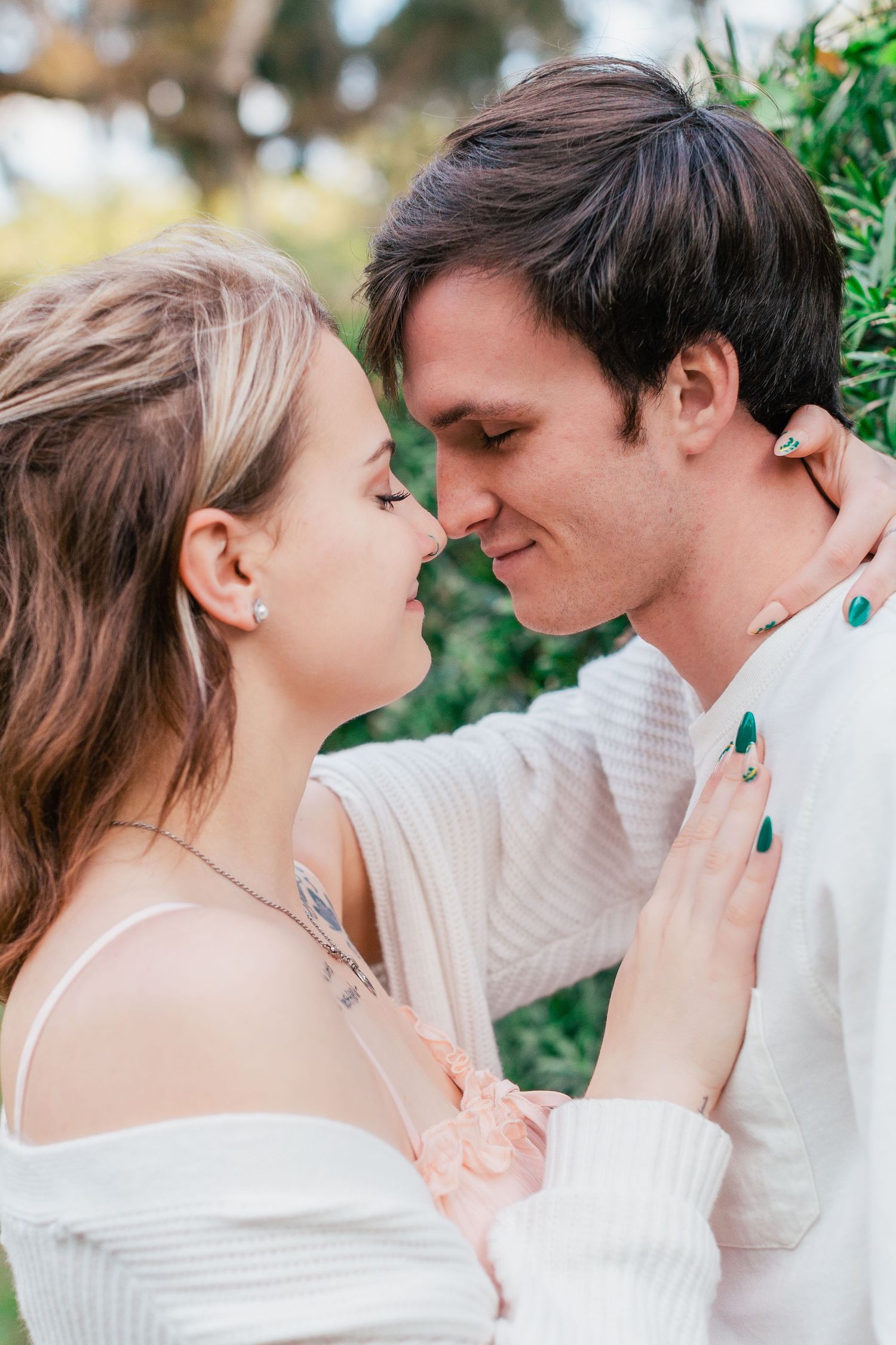 Lovely Engagement Photography at Washington Oaks Garden State Park Florida by Barry Mickler